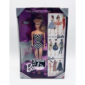 Mattel 1993 35th Anniversary Special Edition Reproduction Barbie Doll 11590